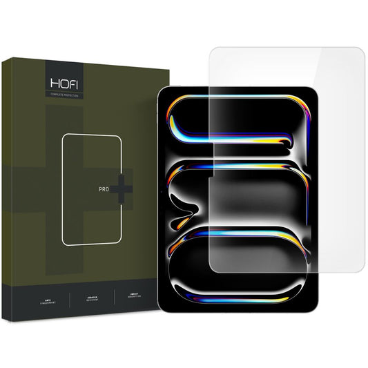 Screen Protector HOFI Glass PRO+ voor Apple iPad Pro 11 (2024), Glas Afgeschermd, Volledig gelijmd, 2.5D