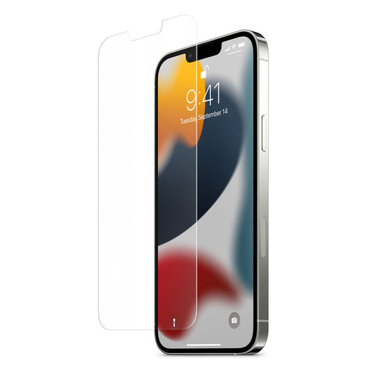 Beschermfolie Spigen GlastR EZ FIT voor Apple iPhone 17e / 16e / 14 / 13 Pro, Gehard Glas, Volledige Lijm, Set van 2 stuks AGL03385