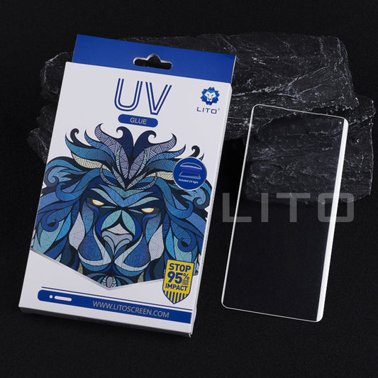 Lito schermbeschermfolie voor Samsung Galaxy Note 10+ 5G N976 / Note 10+ N975, gehard glas, UV-lijm, 3D