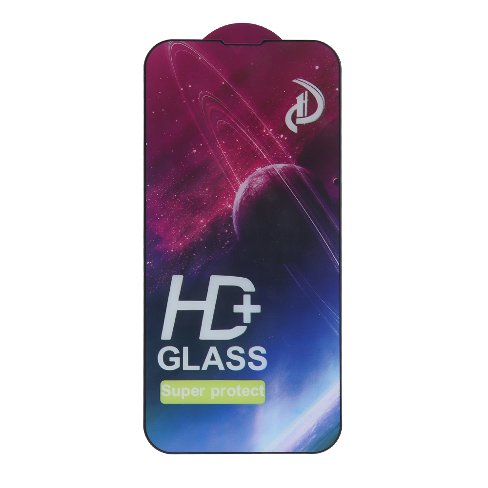 OEM schermbeschermfolie voor Apple iPhone 17 Pro Max, gehard glas, volledige lijm, set van 10 stuks, 9D, zwart