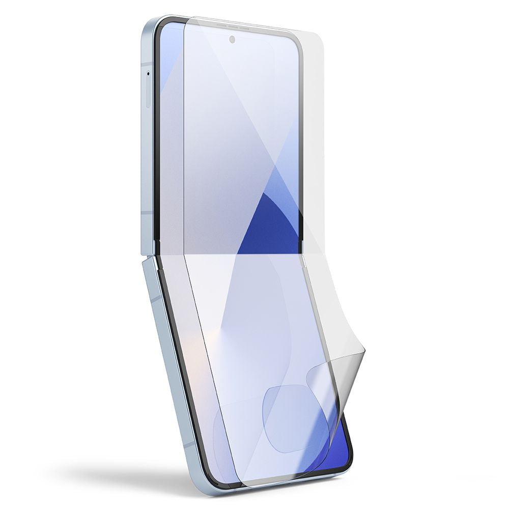 Beschermfolie Ringke Dual Easy voor Samsung Galaxy Z Flip6 F741, Plastic, Set van 2 stuks