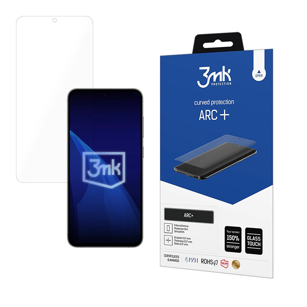 Schermbeveiligingsfolie 3MK ARC+ voor Samsung Galaxy S25 FE, Plastic
