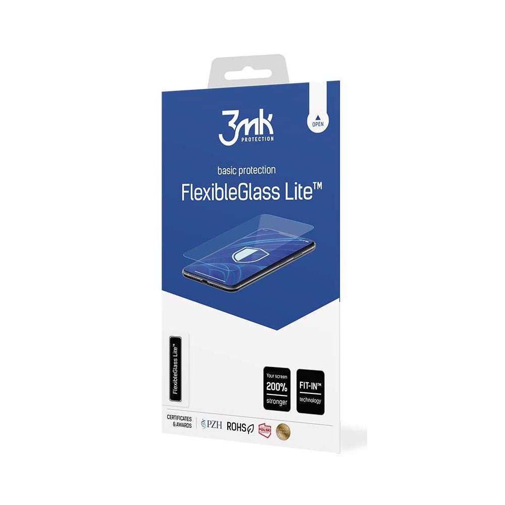 Schermbeveiligingsfolie 3MK FlexibleGlass Lite voor Realme Note 70T, Flexibel Glas, Volledige Lijm