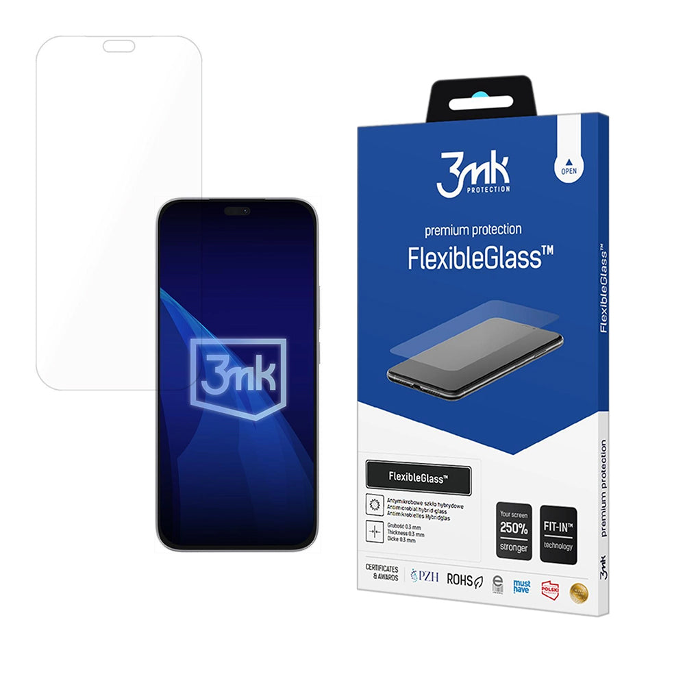 3MK FlexibleGlass Screen Protector for Honor 600 Lite, Flexible Glass, Full Glue