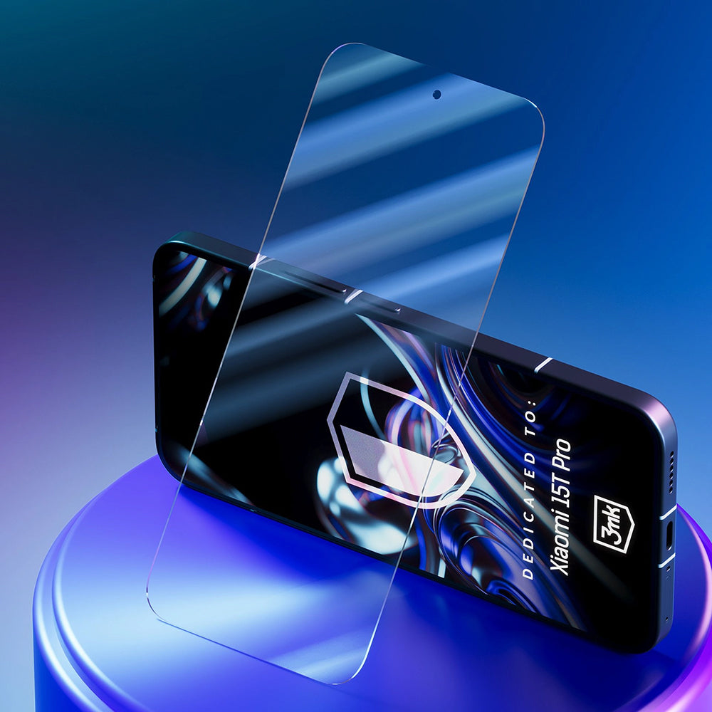 Beschermfolie Scherm 3MK FlexibleGlass voor Xiaomi 15T Pro, Flexibel Glas, Volledige Lijm