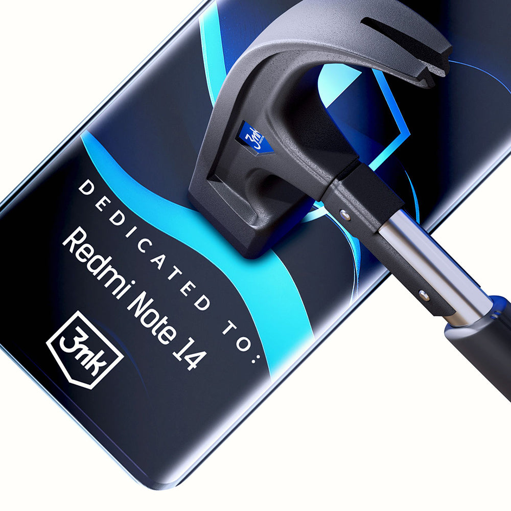 3MK FlexibleGlass schermbeschermfolie voor Xiaomi Redmi Note 14 4G (Standaard), Flexibel Glas, Volledige Lijm