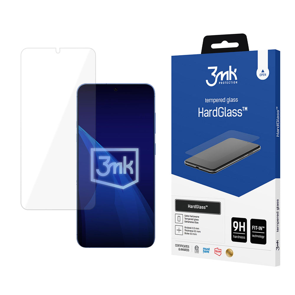 Beschermfolie Scherm 3MK HardGlass voor Samsung Galaxy S26 Plus S947, Gehard Glas, Volledige Lijm