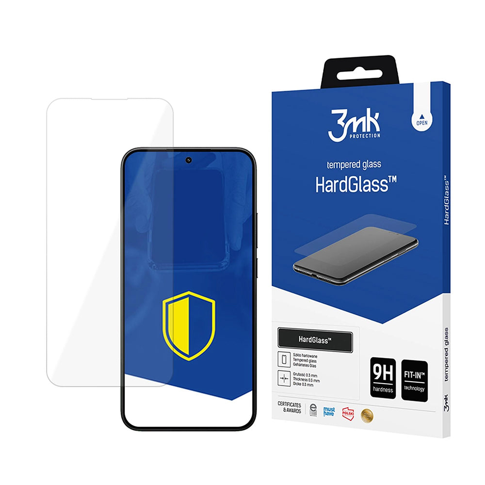 Beschermfolie Scherm 3MK HardGlass voor Xiaomi 15T, Gehard Glas, Volledige Lijm