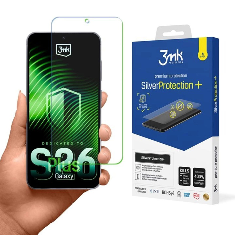Beschermfolie Scherm 3MK Silver Protect+ voor Samsung Galaxy S26 Plus, Plastic