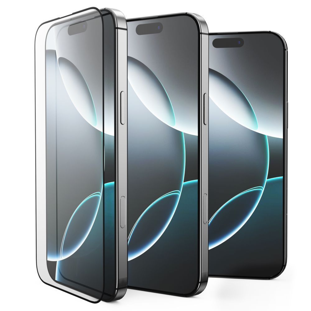 Tech-Protect FIT+ schermbeschermfolie voor Xiaomi Redmi Note 15 Pro 5G, Gehard Glas, Volledige Lijm, Set van 2 stuks, 2.5D, Zwart