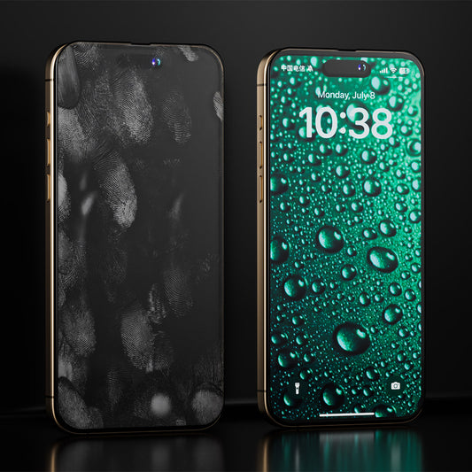 Anank 3X Versterkte Onzichtbare Screenprotector voor Apple iPhone 16 Pro, Gehard Glas, Volledige Lijm, 3D, Zwart