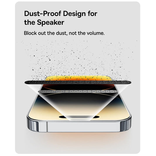 Beschermfolie Anank 5X Versterkt voor Apple iPhone 17, Gehard Glas, Volledige Lijm, 2.5D, Zwart