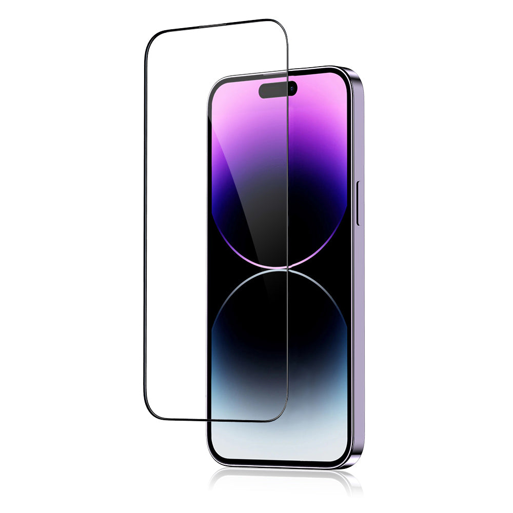 Blueo Anti-Broken schermbeschermfolie voor Apple iPhone 17 Pro / 17 / 16 Pro, gehard glas, volledige lijm, zwart