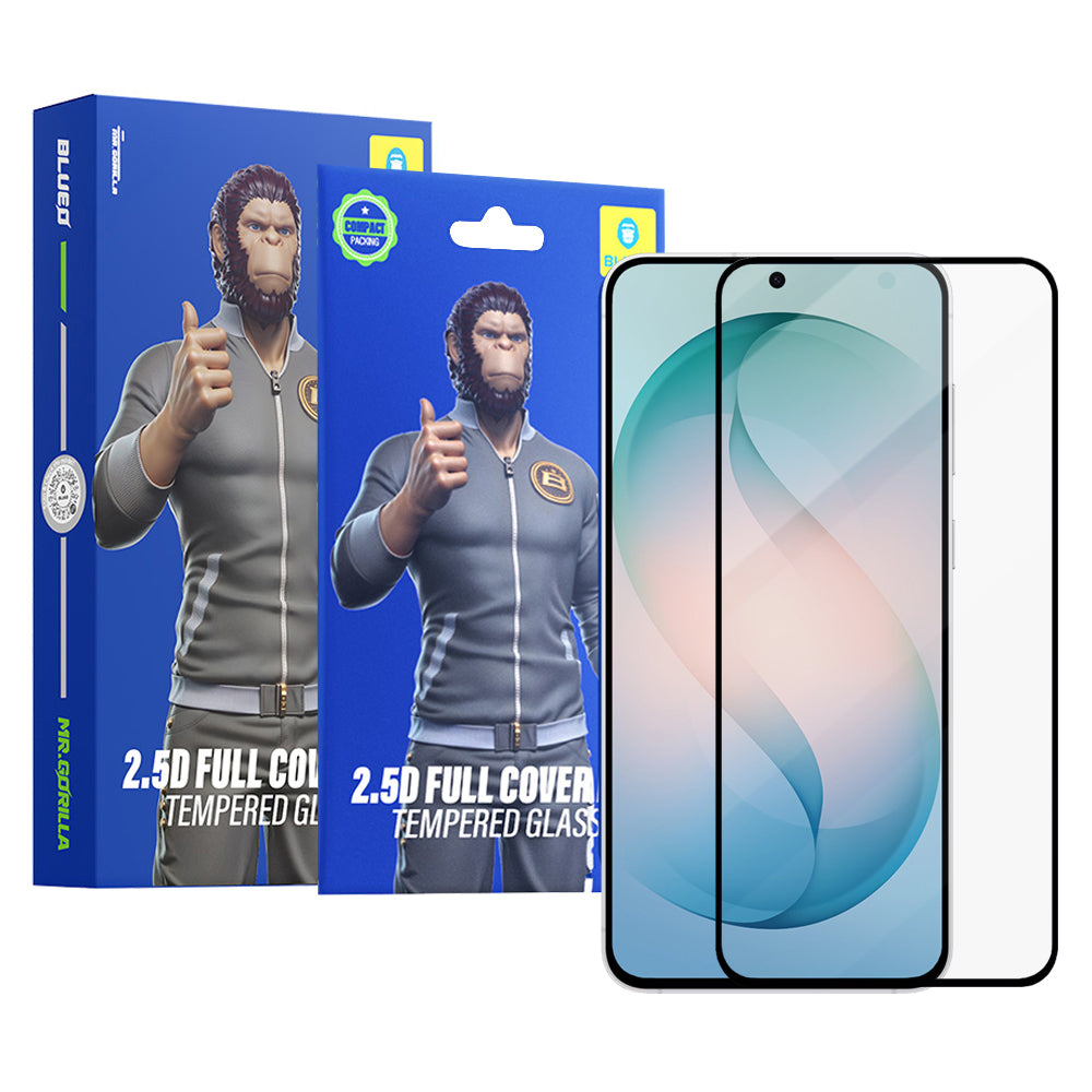 Beschermfolie Blueo HD voor Samsung Galaxy S26 Plus S947, Gehard Glas, Volledige Lijm, 2.5D, Set van 5 stuks, Zwart