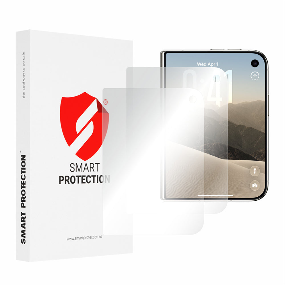 Smart Protection Premium Classic Buitenste Scherm Beschermfolie voor Apple iPhone Duo, Plastic, Set van 2 stuks