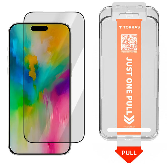 Beschermfolie Torras GlassGo Install Master voor Apple iPhone 17 Pro Max, Gehard Glas, Volledige Lijm