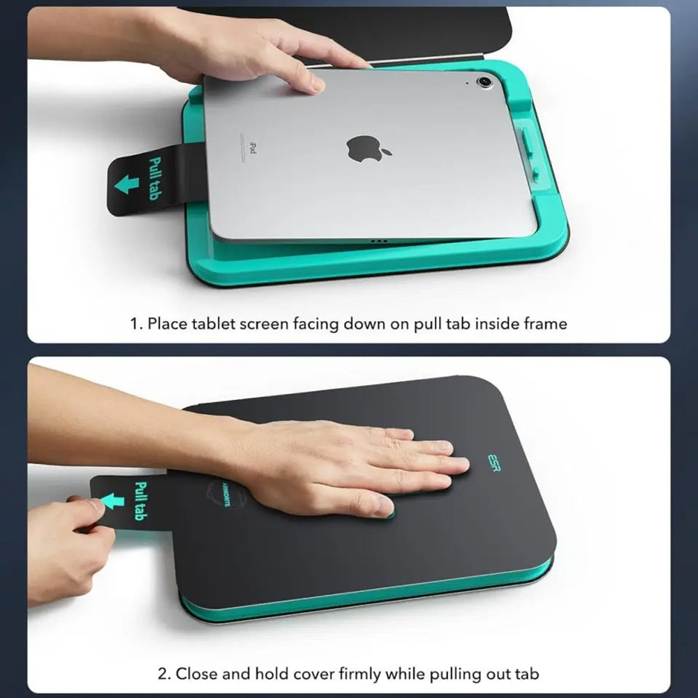 Beschermfolie ESR Armorite UltraFit voor Apple iPad (2025) / (2022), Gehard Glas, Volledige Lijm, Set van 2 Stuks
