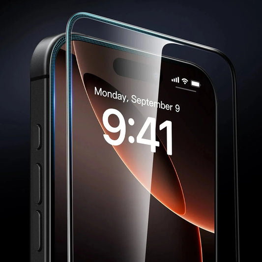 Beschermfolie ESR Armorite UltraFit voor Apple iPhone 17 Pro Max, Gehard Glas, Volledige Lijm, Set van 3 Stuks