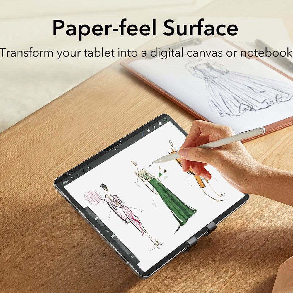 Beschermfolie ESR Paper Feel Magnetic voor Apple iPad (2025) / (2022), Plastic