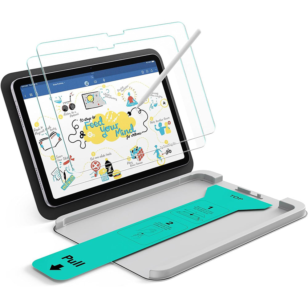Beschermfolie ESR Paper Feel UltraFit voor Apple iPad Air 11 (2026) / Air 11 (2025), Plastic, Set van 2 stuks