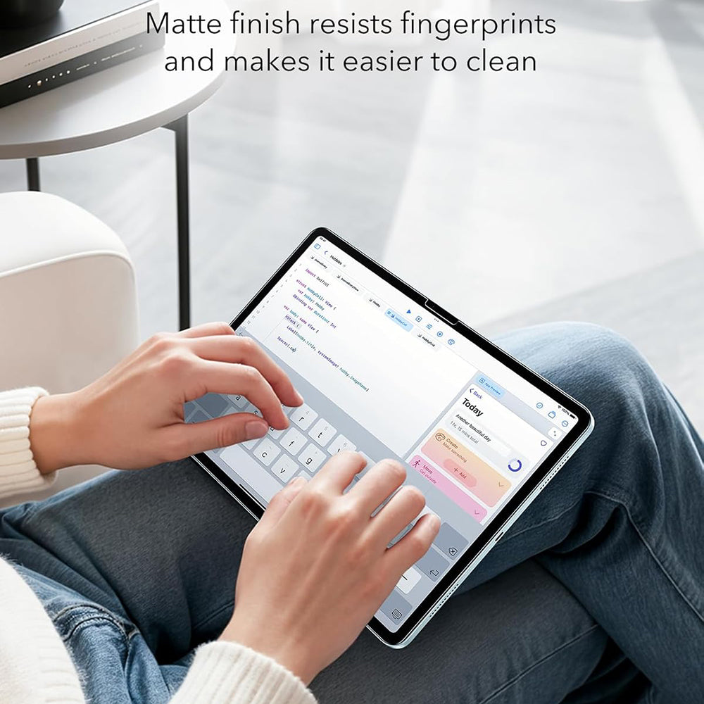 Beschermfolie ESR Paper Feel UltraFit voor Apple iPad Air 13 (2026) / Air 13 (2025), Plastic, Set van 2 stuks