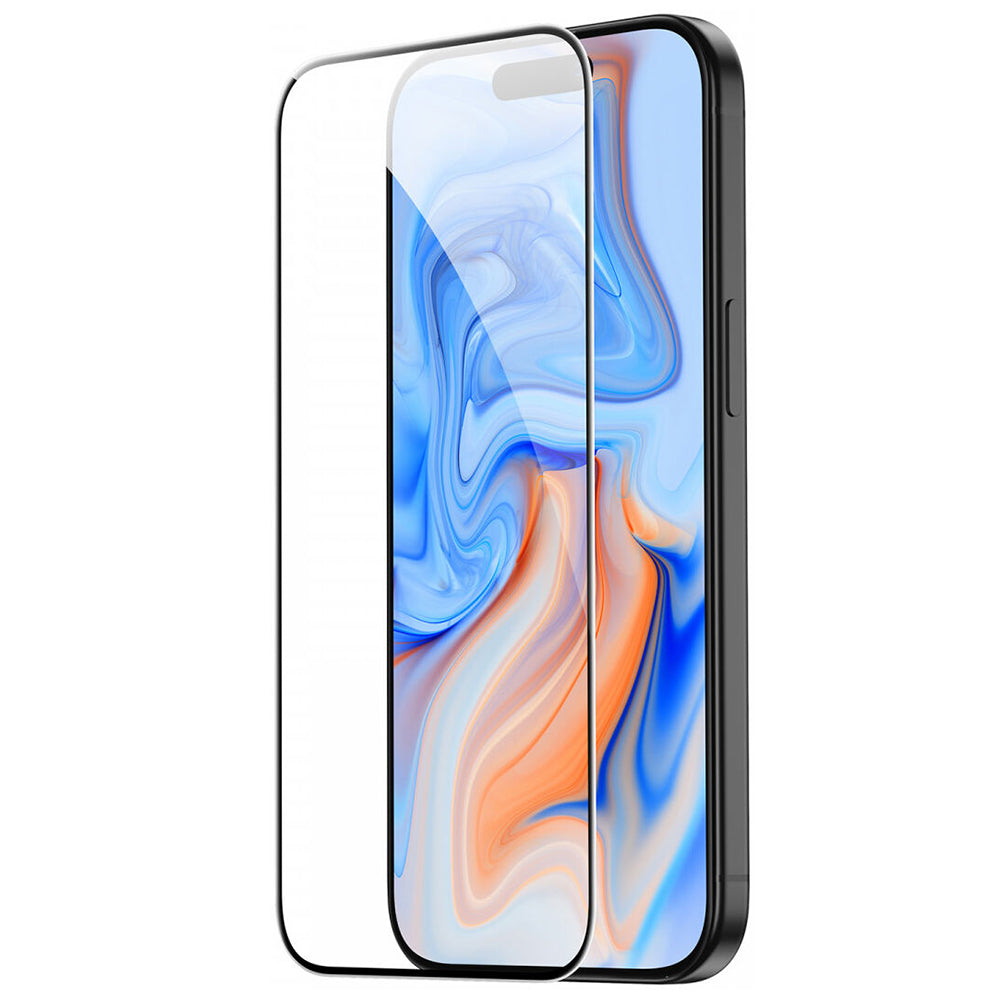 Beschermfolie ESR Scherm voor Apple iPhone 15, Gehard Glas, Volledige Lijm, Zwart