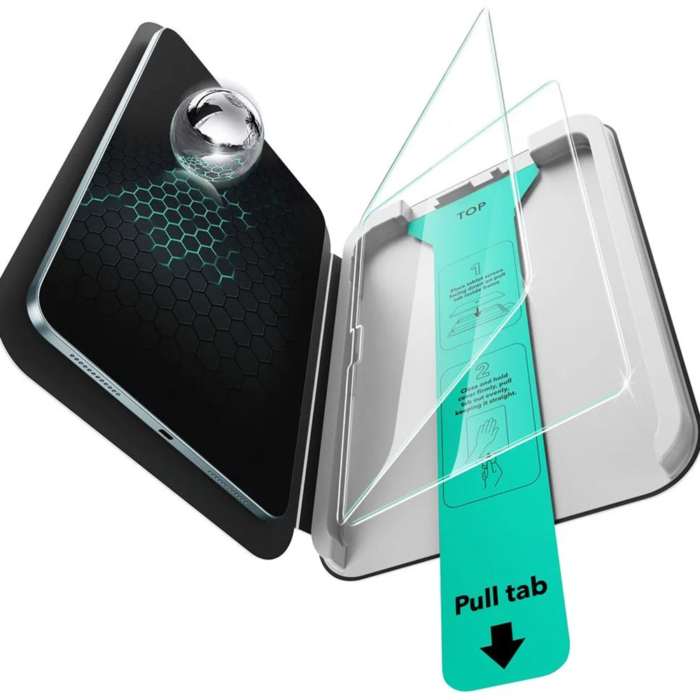 ESR UltraFit schermbeschermfolie voor Apple iPad Air 13 (2026) / Pro 13 (2025), gehard glas, full glue, set van 2 stuks