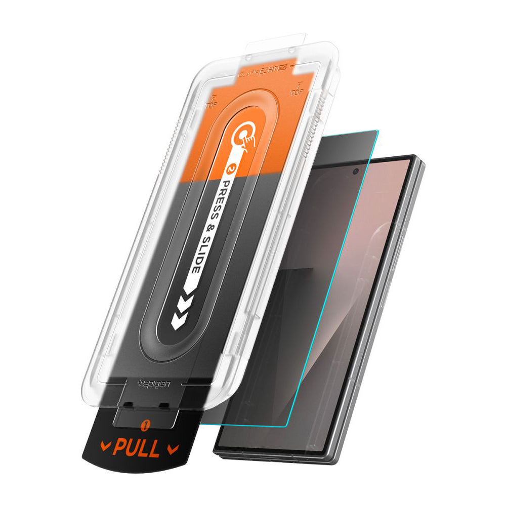 Privacy Screen Protector Spigen GlastR EZ FIT Pro HD voor Samsung Galaxy Z Fold8 Ultra F976, Gehard Glas, Set van 2 stuks