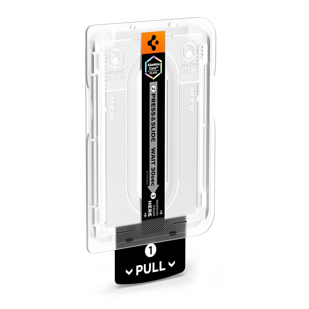 Spigen GlastR EZ FIT Pro HD Buiten Scherm Beschermfolie voor Samsung Galaxy Z Fold8 F971, Gehard Glas, Volledige Lijm, Set van 2 stuks AGL11943