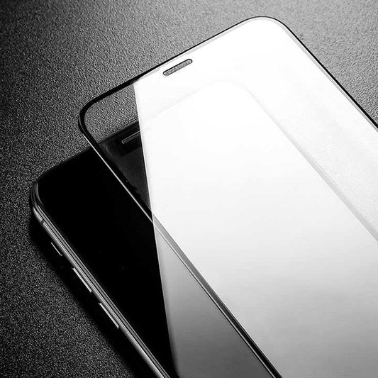 Techsuit Buiten Scherm Beschermfolie voor Samsung Galaxy Z Flip8 F776, Gehard Glas, Full Glue, 111D, Zwart