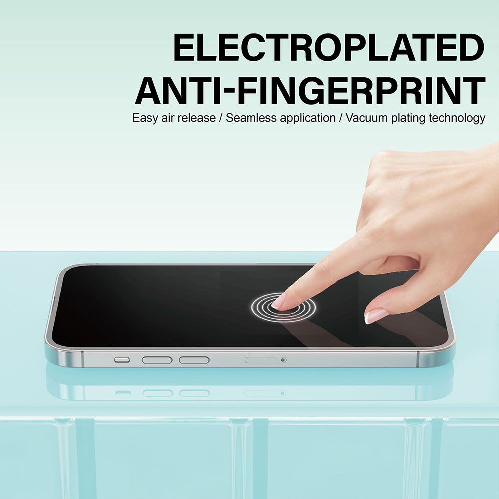 Beschermfolie Lito NB Scherm voor Apple iPhone 17 Air, Gehard Glas, Volledige Lijm, Zwart