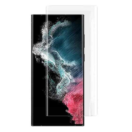 Lito schermbeschermfolie voor Samsung Galaxy S22 Ultra 5G S908, gehard glas, UV-lijm, 3D