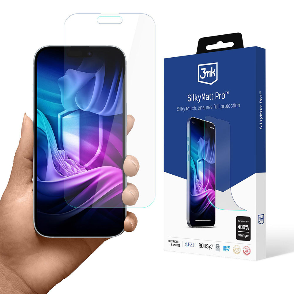 Matte schermbeschermfolie 3MK Silky Pro voor Apple iPhone 17, Plastic