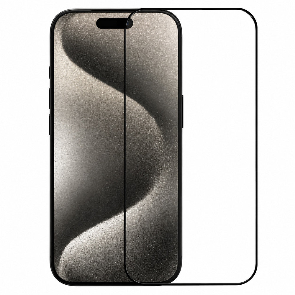 Nillkin CP+ Pro schermbeschermfolie voor Apple iPhone 15 Pro Max, gehard glas, volledige lijm, zwart