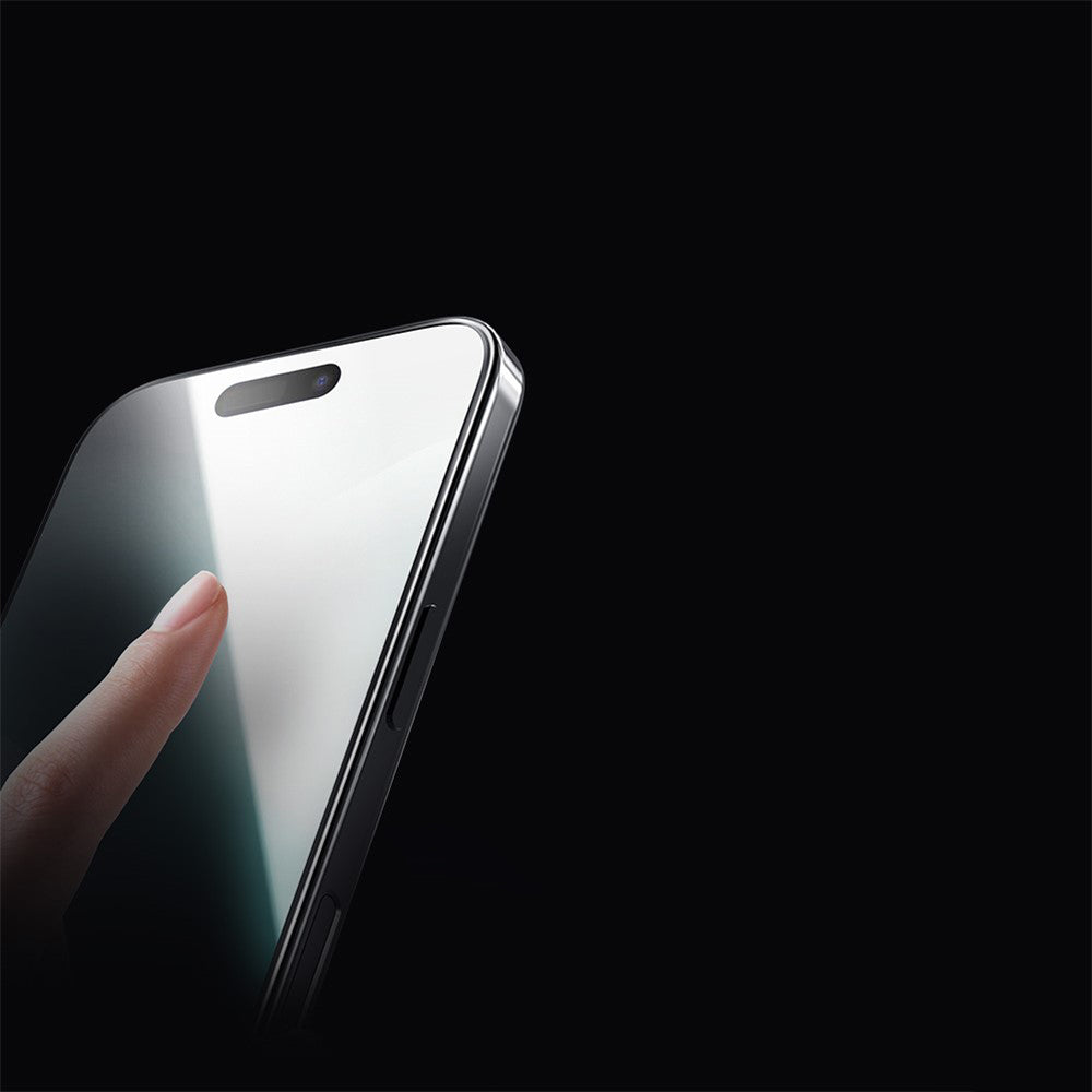 Nillkin CP+ Pro schermbeschermfolie voor Apple iPhone 15 Pro Max, gehard glas, volledige lijm, zwart