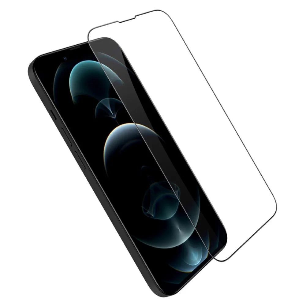 Nillkin CP+ Pro schermbeschermfolie voor Apple iPhone 17e / 16e / 14 / 13 Pro / 13, gehard glas, volledige lijm, zwart