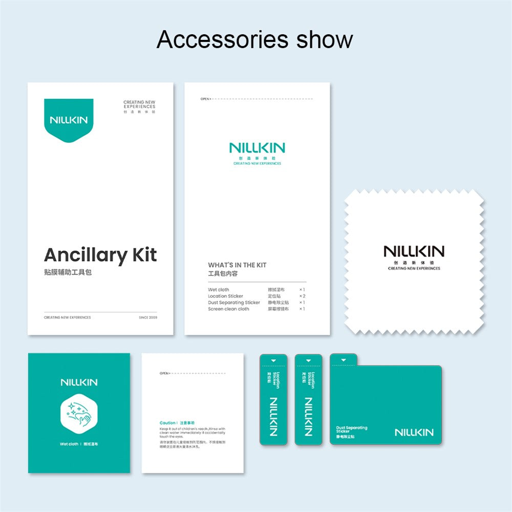 Nillkin CP+ Pro Extern Schermbeschermfolie voor Samsung Galaxy Z Fold8 F971, Gehard Glas, Volledige Lijm, Zwart