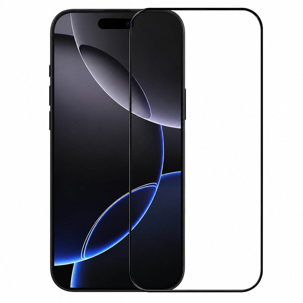 Nillkin CP+ Pro schermbeschermfolie met applicator voor Apple iPhone 16 Pro Max, gehard glas, volledige lijm, zwart