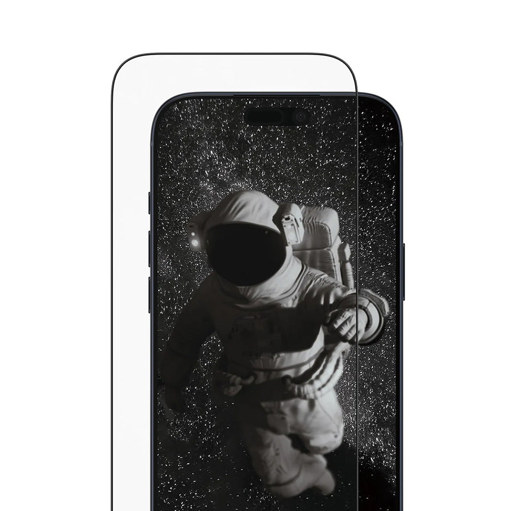 PanzerGlass Ultra-Wide Ceramic II EasyAligner beschermfolie voor Apple iPhone 17 Pro Max, Gehard Glas, Volledige Lijm, Zwart