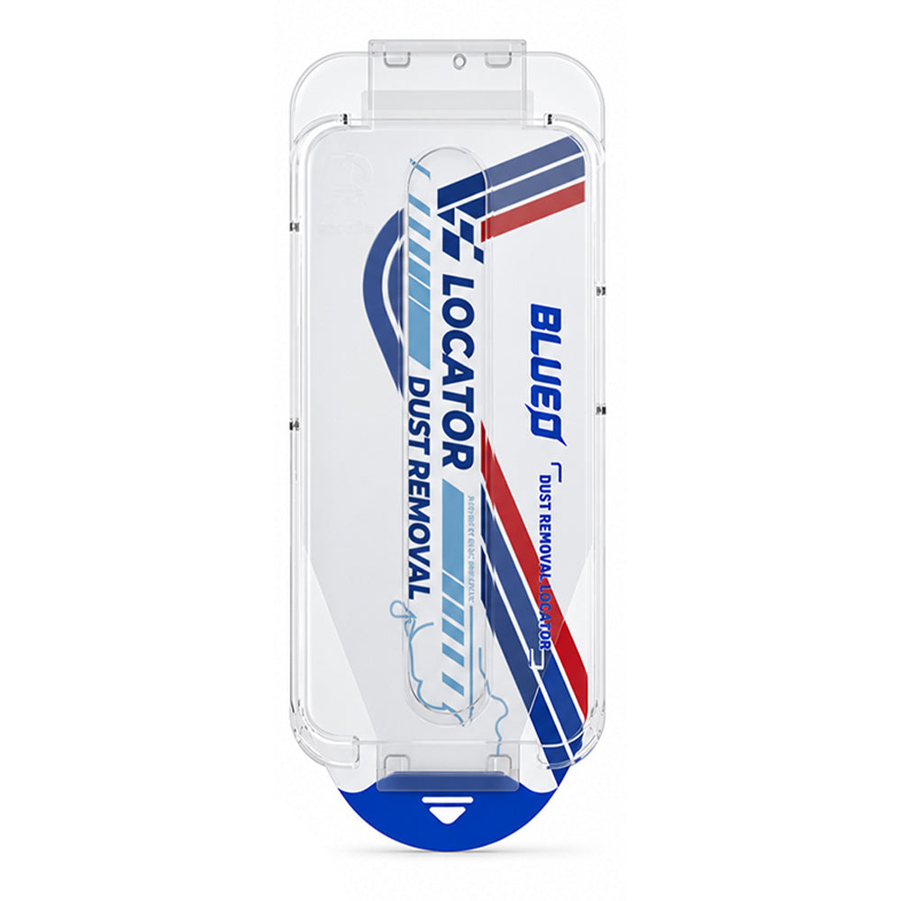 Blueo Anti-Peep Applicator Pro Privacy-schermbeschermer voor Apple iPhone 18 Pro Max, gehard glas, volledige kleeflaag