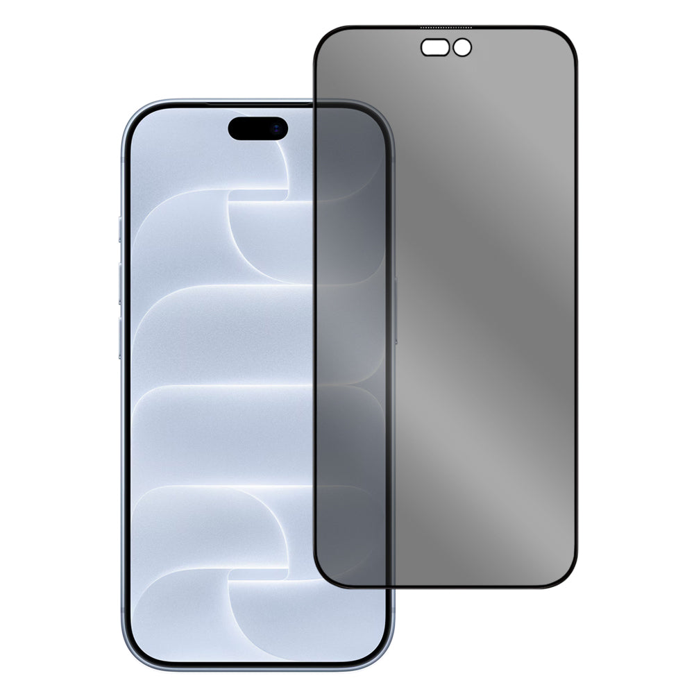 Blueo Anti-Peep Applicator Pro privacy-schermbeschermer voor Apple iPhone 18 Pro, gehard glas, volledige kleeflaag