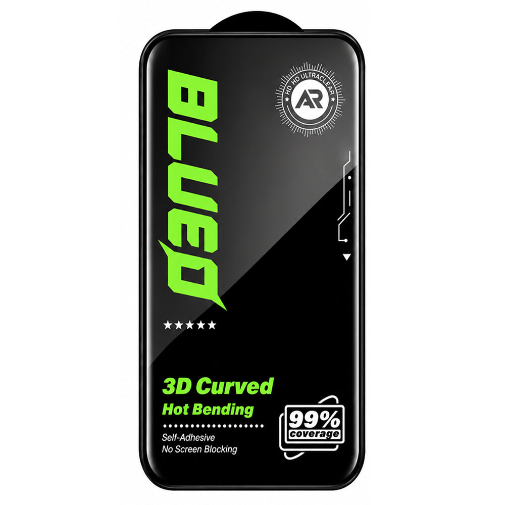 Blueo Anti-Peep AR-privacy-screenbeschermer voor Apple iPhone 18 Pro, gehard glas, volledige kleeflaag, 3D