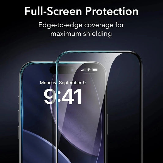 Privacy-schermbeveiligingsfolie ESR Armorite UltraFit voor Apple iPhone 17 Air, Gehard Glas, Volledige Lijm, Set van 3 stuks