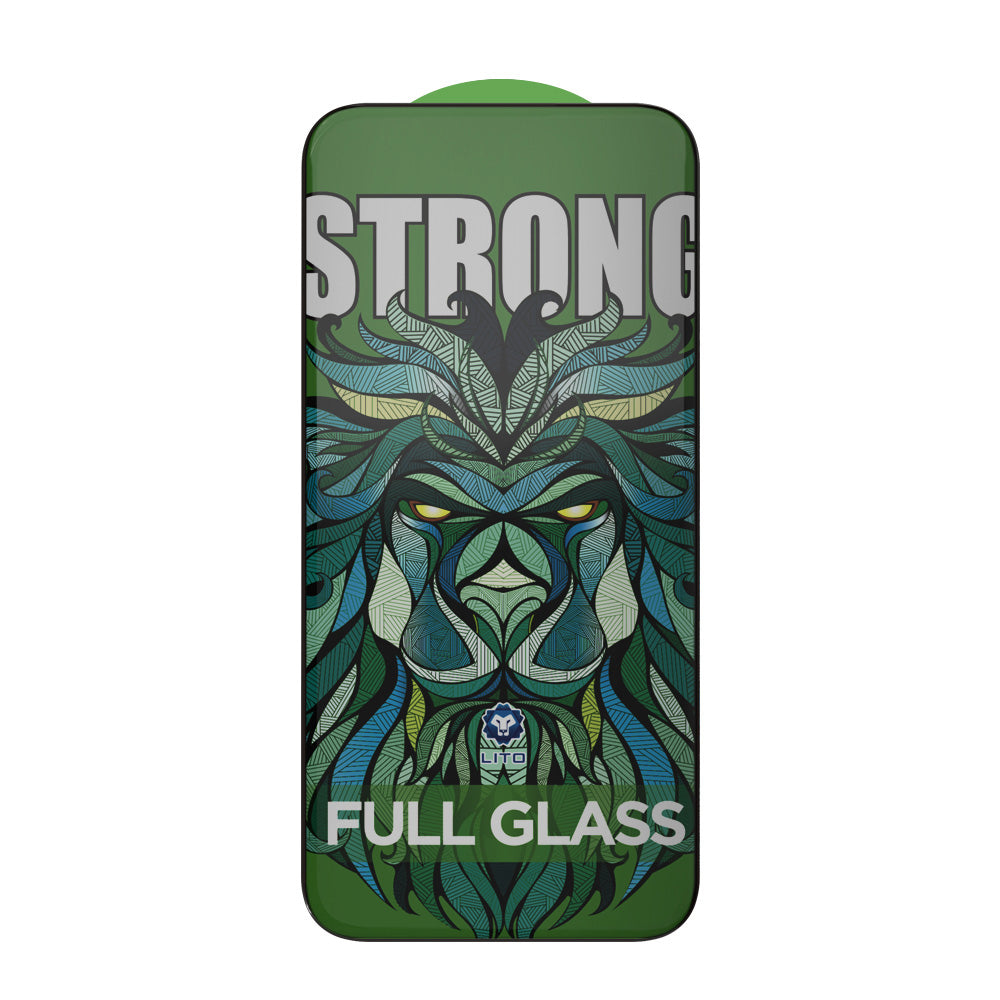 Privacy Screen Protector Lito D+ Max Strong voor Apple iPhone Duo, Gehard Glas, Volledige Lijm