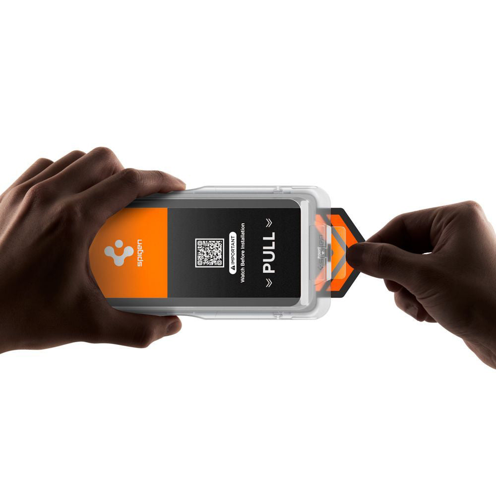 Beschermfolie Privacy Scherm Spigen GlastR EZ FIT Pro HD voor Samsung Galaxy S26 Plus S947, Gehard Glas, Volledige Lijm AGL11087