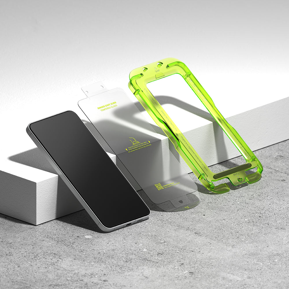 Ringke Easy Slide schermbeschermfolie voor Samsung Galaxy A57 5G, Gehard Glas, Volledige Lijm, Set van 2 stuks