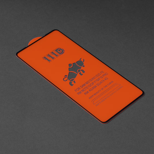 Techsuit schermbeschermfolie voor Motorola Moto G72, gehard glas, full glue, 111D, zwart