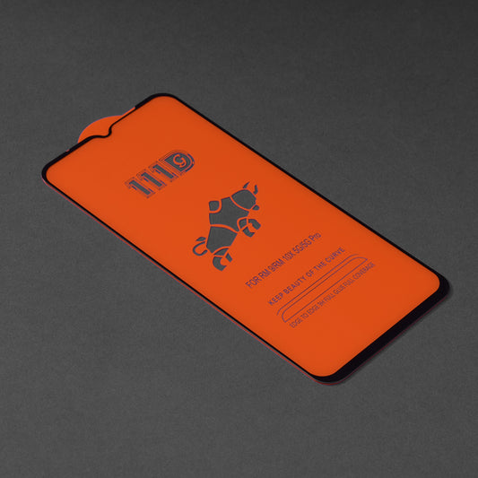 Techsuit schermbeschermfolie voor Oppo A18 / A38, gehard glas, full glue, 111D, zwart