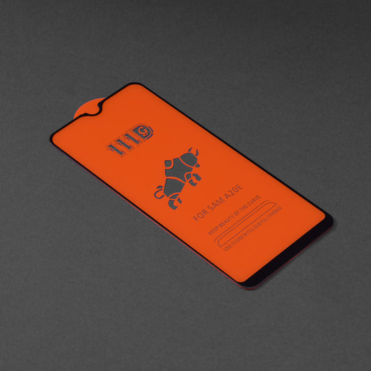 Techsuit schermbeschermfolie voor Samsung Galaxy A10e A102 / A20e A202, gehard glas, full glue, 111D, zwart