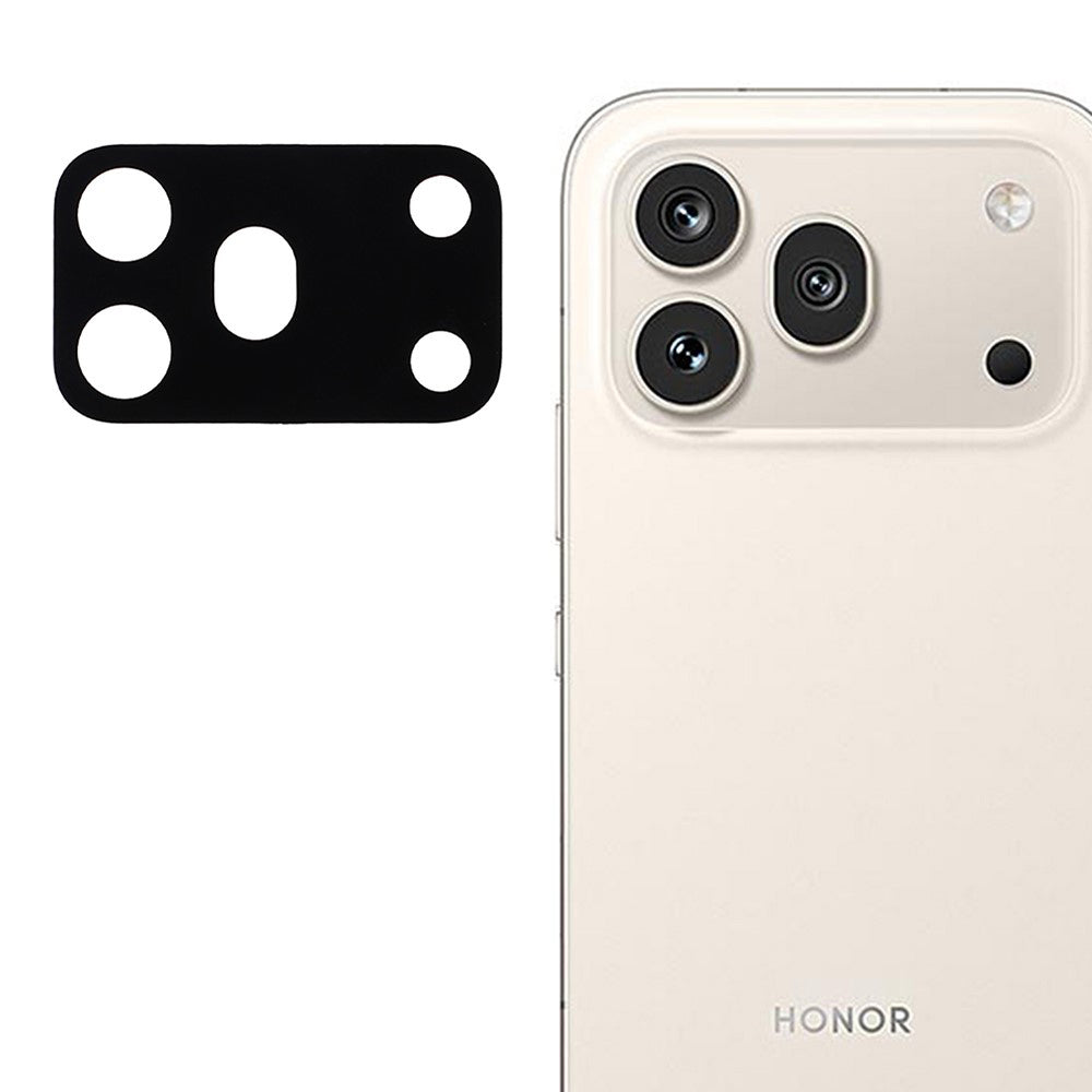 Techsuit beschermfolie voor Honor 600 Pro, gehard glas, zwart
